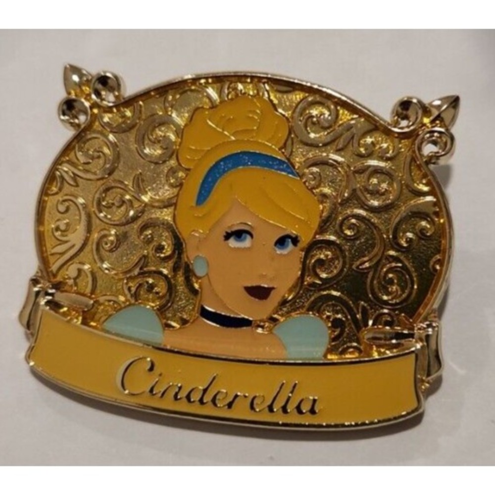 Disney Pin WDI‎ Cinderella Princess Plaque Cast Exclusive LE 300 102507